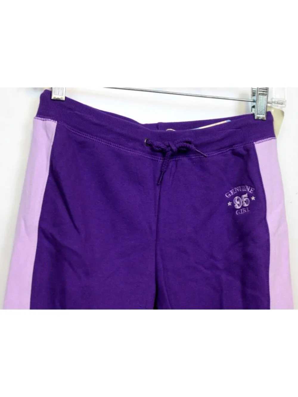Y2K Oshkosh 2pc Outfit sz M 8-10 Purple Track Suit Hoodie Sweatpants Sporty NEW